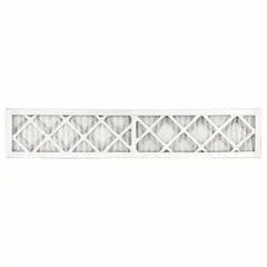 Pleated Air Filter, 44 in x 9 in x 1 in, MERV 7, Synthetic Media, Beverage Board Frame
