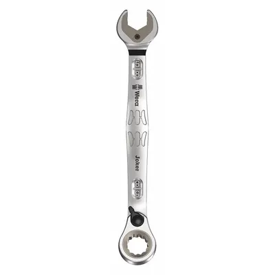 WERA 5/8 in SAE Spline Ratcheting Combination Wrench - SAE Spline Ratcheting Combination Wrenches