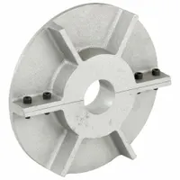 Heat Slinger: For Use With 3C108, Aluminum, Aluminum Plated, 8 in Outside Dia, 1 11/16 in Bore Dia (MPN 4C791)
