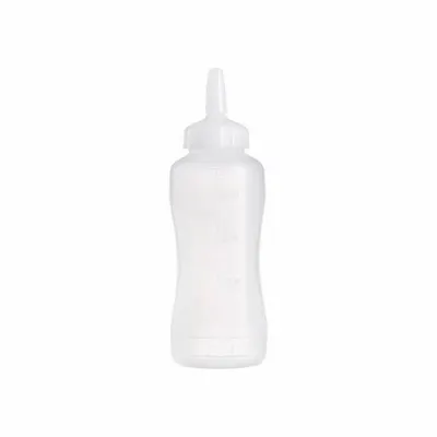 ARAVEN Squeeze Bottle: 8 oz Capacity, 1 3/4 in Opening Dia, 6 9/16 in Overall Ht - Standard Squeeze Bottles