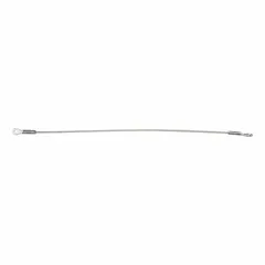 Steel lanyard in silver finish, 17 5/32 inches long. Designed for use with truck boxes to secure doors and prevent accidental opening during transit.