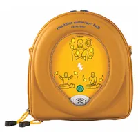 Training AED designed for adult and pediatric practice scenarios. Includes training electrodes and a charger. Part of the Lifepak/Stryker Medical sub-brand. Used for emergency response training in healthcare and educational settings