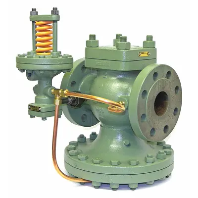 SPENCE Pressure Regulator: 125 Flange x 125 Flange, 2 1/2 in x 2 1/2 in, Cast Iron - Cast Iron General Purpose Pressure Regulators