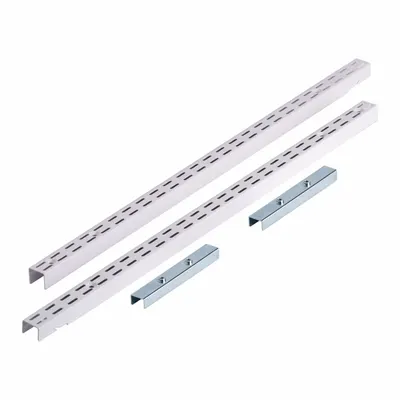 TRITON PRODUCTS Surface-Mount Slotted Standard 1701-WHT - Surface-Mount Slotted Standards