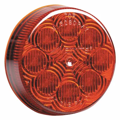 MAXXIMA Clearance Marker Light: Clearance Light, LED, Round, Surface Mount, Red - Clearance Lights