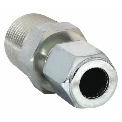 PARKER Ferulok Flareless Bite-Type Steel Compression Fitting, 1-11 1/2 Thread - Flareless Bite-Type Steel Compression Fittings