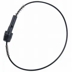 Single-pole in-line fuse holder for glass or ceramic fuses. Rated 32 V AC and 32 V DC. Terminates with wire leads for integration into electrical circuits. Suitable for automotive, marine, and low-voltage applications.