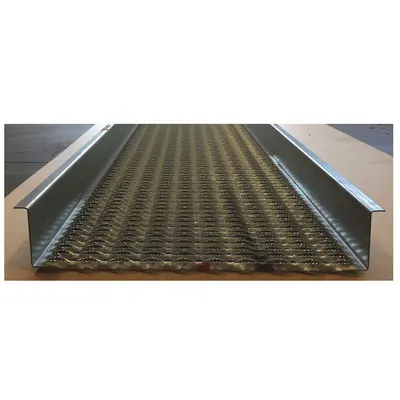 OEM Ladder Tread Walkway: Walkway, Serrated, Steel - Sheets & Walkways