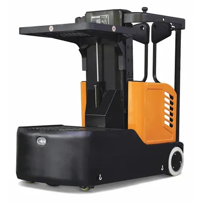 BIG JOE J0-118 Push-Around Stock Picker, Drivable, 9.8 ft Platform Height - Push-Around Stock Pickers
