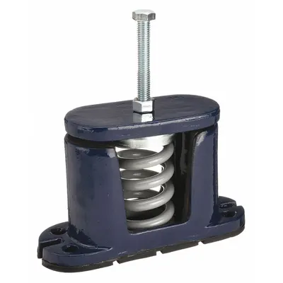 MASON Floor-Mount Vibration Isolator: Spring, 1,250 lb Capacity, 5 5/8 in Ht - Spring-Style Floor-Mount Vibration Isolators