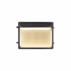 This LED wall pack delivers 11,200 lm, 14,000 lm, or 16,800 lm with selectable 3000K/4000K/5000K CCT, factory-set to 4000K. It operates on 120 to 347V AC, consumes 120 W, and features Type IV distribution. Suitable for building perimeters, parking lots, and loading docks.