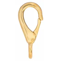 LUCKY LINE PRODUCTS Spring Snap: 1 Snaps, Solid Gate, Bronze, 1/4 in Opening Size