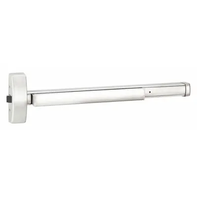 PRECISION Rim Push Bar, Stainless Steel, Touchbar, 48 in Max Door Width - Rim Push Bars