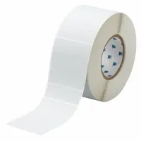 Pre-Cut Label Stock Roll: Tamper Indicating Footprint 'Checker Board' Pattern, 1 in x 3 in (MPN THT-18-438-3)