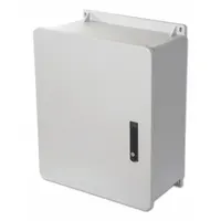 WIEGMANN Enclosure: Fiberglass, 24 in x 20 in x 10 in, NEMA 1/12/3R/4X/6P, Hinged, Solid Cover (MPN HW-J2420103PT)