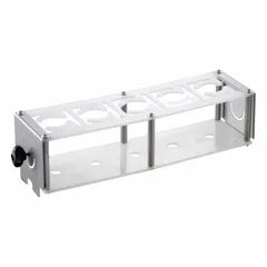 Polypropylene attachment for HEIDOLPH Orbital Core (036130600) and Orbital Core 2000 (036130610) shakers. Holds one 50 mL centrifuge tube for orbital mixing in sample preparation.