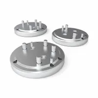 This tool coupler is used in end-of-arm tooling (EOAT) interfaces for automated manufacturing and robotic applications. It enables quick tool changes to improve production flexibility and reduce downtime