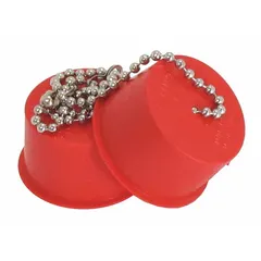 Eyewash spray head cover designed to shield eyewash nozzles from dust, debris, and airborne contaminants. Helps maintain cleanliness and readiness for emergency use in industrial settings such as machining, chemical processing, and maintenance facilities.