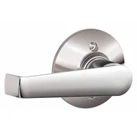 This SCHLAGE dummy lever lockset is designed for doors that do not require a locking function, such as closet or passage doors. The Elan style lever and Bright Chromium-Plated Brass finish suit commercial or institutional settings. It is ADA compliant for accessibility