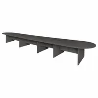 REGENCY Conference Table: Rectangle, Melamine, Ash Gray, 264 in Overall Lg, 52 in Overall Wd, Wood (MPN LCTRT26452AG)