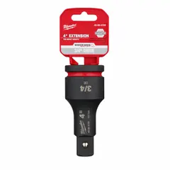 This 3/4" drive impact socket extension has a 4 in overall length and standard design. It extends the reach of impact wrenches or ratchets to access fasteners in confined spaces. Suitable for heavy-duty bolting applications requiring high torque.