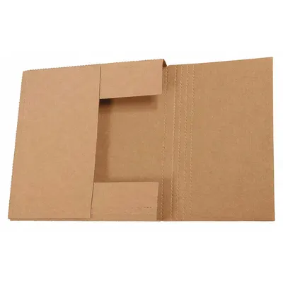 PARTNERS BRAND Easy-Fold Mailer, 12.5x12.5x2.5", 50-Pack, Kraft - Easy-Fold Mailers