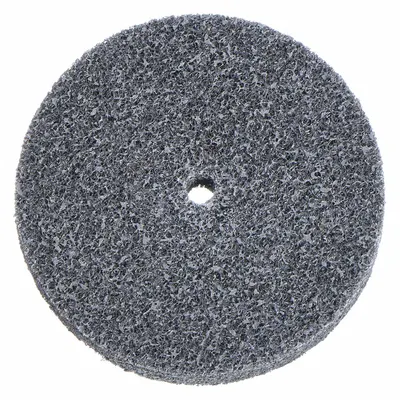 SCOTCH-BRITE XL-UW Unitized Wheel: 6 in Dia x 1 in W - Final Finishing Wheels for Stainless Steel & Nickel Alloys
