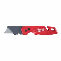 This assisted-opening multi-tool utility knife features a bi-metal blade and metal construction. It includes one blade and is designed for cutting tasks such as drywall, carpet, and packaging. The folding design with assisted-opening mechanism allows for quick blade deployment in construction, maintenance, and industrial settings.