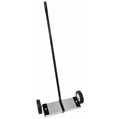 Push-Type Magnetic Sweeper, 12 in Magnet Length, 1-3/4 in Magnet Height, Lever Release