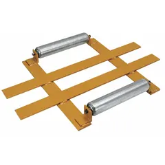 Steel tire rotator for use in inflation cages during tire mounting, inflation, or repair. Weighs 19 lb with overall dimensions of 25 1/2 in length and 2 1/2 in width. Suitable for light-duty commercial and industrial tire handling in service bays.