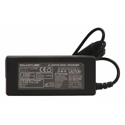 SOUNDTUBE AC-PS1530-RDT Power Supply Cord with Barrel Connector - Equipment for Audio Amplifiers & Speakers