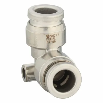 SMC KQG2L07-00 Stainless Steel Push-to-Connect Elbow Tube Fitting - Stainless Steel Tube Fittings