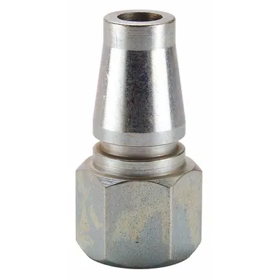 PARKER Quick Connect Hose Coupling: 1/2 in Body Size, Plug, Push-to-Connect, Steel - Schrader Quick-Connect Air Couplings