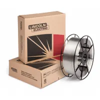 LINCOLN ELECTRIC MIG Welding Wire: Stainless Steel, ER308H, 0.045 in, 33 lb, Blue Max MIG 308H (MPN ED035040)