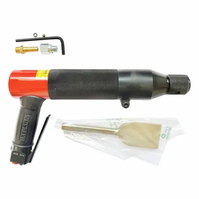 CS UNITEC Chisel Scaler: Heavy Duty, 11 mm Stroke Lg, 1/4 in Female NPT, 3,000 bpm - Pistol-Grip Chisel Scalers