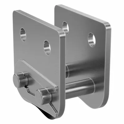 TSUBAKI Attachment Link: For Stainless Steel Roller Chains, SK-2, 80, Single Strand - Attachment Links for ANSI Standard Chains