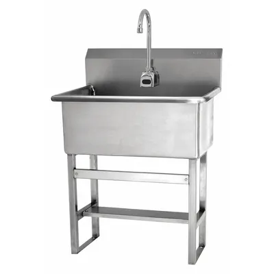 SANI-LAV 531FB-0.5 One-Station Freestanding Hand Sink with Faucet - One-Station Freestanding Hand Sinks with Faucets