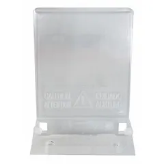 This tape dispenser wiper is a replacement part made of polypropylene (PP). It is designed for use with packaging equipment, specifically compatible with model T2500-28-20. The wiper supports maintenance of tape dispensers in production and shipping environments.
