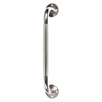 HEALTHSMART Wall Grab Bar: Straight, 16 in Lg, 1 in Dia, Steel, Chrome-Plated, 250 lb Wt Capacity (MPN 521-1570-0616HS)