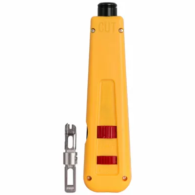 JONARD TOOLS Punch Down Tool: 66/110, Terminate/Cut, Blade/Built-In Hook/Spudger/Tool - Manual Punchdown Tools
