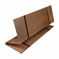 This DMI bed board is constructed of wood in a brown finish. It measures 48 inches wide, 3/4 inch high, and folds to 15 inches for storage. Designed to provide firm support under a mattress, it helps prevent sagging and extends the life of box springs or bed frames in residential, hospitality, and healthcare settings