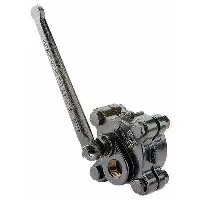 UNITED BRASS WORKS 1 in Lever-Actuated Boiler Blow-Off Gate Valve - Lever-Actuated Boiler Blow-Of Gate Valves