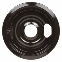Burner bowl for GE ovens, directs and distributes heat from the gas burner for even cooking. Direct-fit replacement part for compatible models