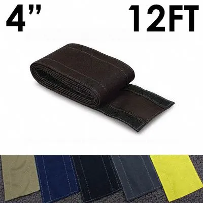 ELECTRIDUCT Cable protector: 4 in Overall Wd, 12 ft Lg, Nylon - Fabric Hook-and-Loop Cable Floor Covers