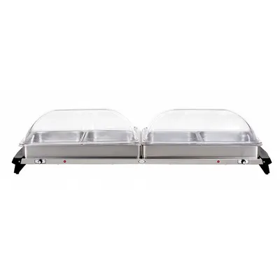 CADCO Buffet Server: 46 in Overall Lg, 15 1/4 in Overall Dp, 13 1/4 in Overall Ht - Buffet Servers
