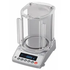 This precision lab balance from A&D WEIGHING offers a 3200 g capacity with 0.01 g readability and repeatability. It features a VFD display and an ABS housing. Suitable for laboratory, quality control, and industrial weighing applications requiring accurate measurement of small samples.