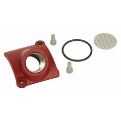 Flange kit for connecting piping or accessories to compatible pumps. Includes two flange screws. Designed for use with Fill-Rite RD12 series and model RD1212NP.