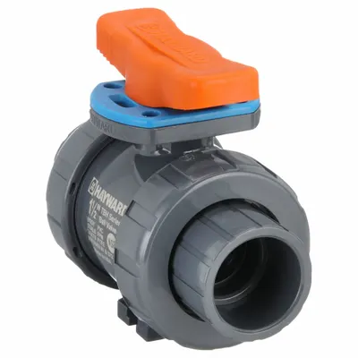 HAYWARD FLOW CONTROL TBH1150ASTV0000 PVC Straight Ball Valve - PVC Ball Valves