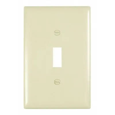 LEGRAND Wall Plate: Toggle, 1 Gang, Brown - General Purpose Wall Plates