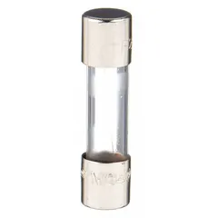 The BUSSMANN S500-10-R is a fast-acting cylindrical fuse rated 10 A and 250 V AC. It has a 5 mm x 20 mm body and is used for overcurrent protection in industrial equipment, control panels, and power supplies where quick response to short circuits is required.